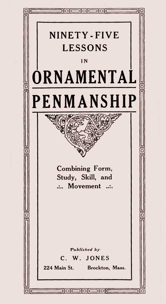 Подробнее о статье 95 Lessons In ornamental penmanship