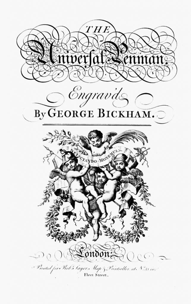 The universal penman - George Bickham. Библиотека каллиграфии